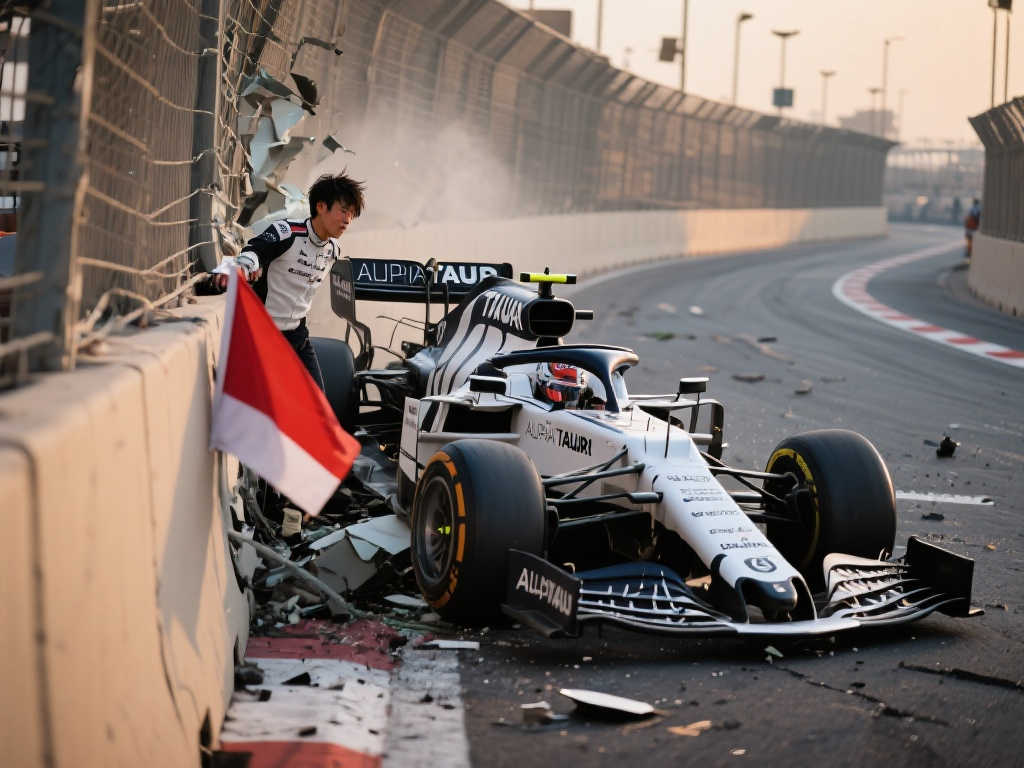 F1沙特大奖赛二练：迈凯伦统治前二，汉密尔顿仅排13，角田裕毅遭遇事故